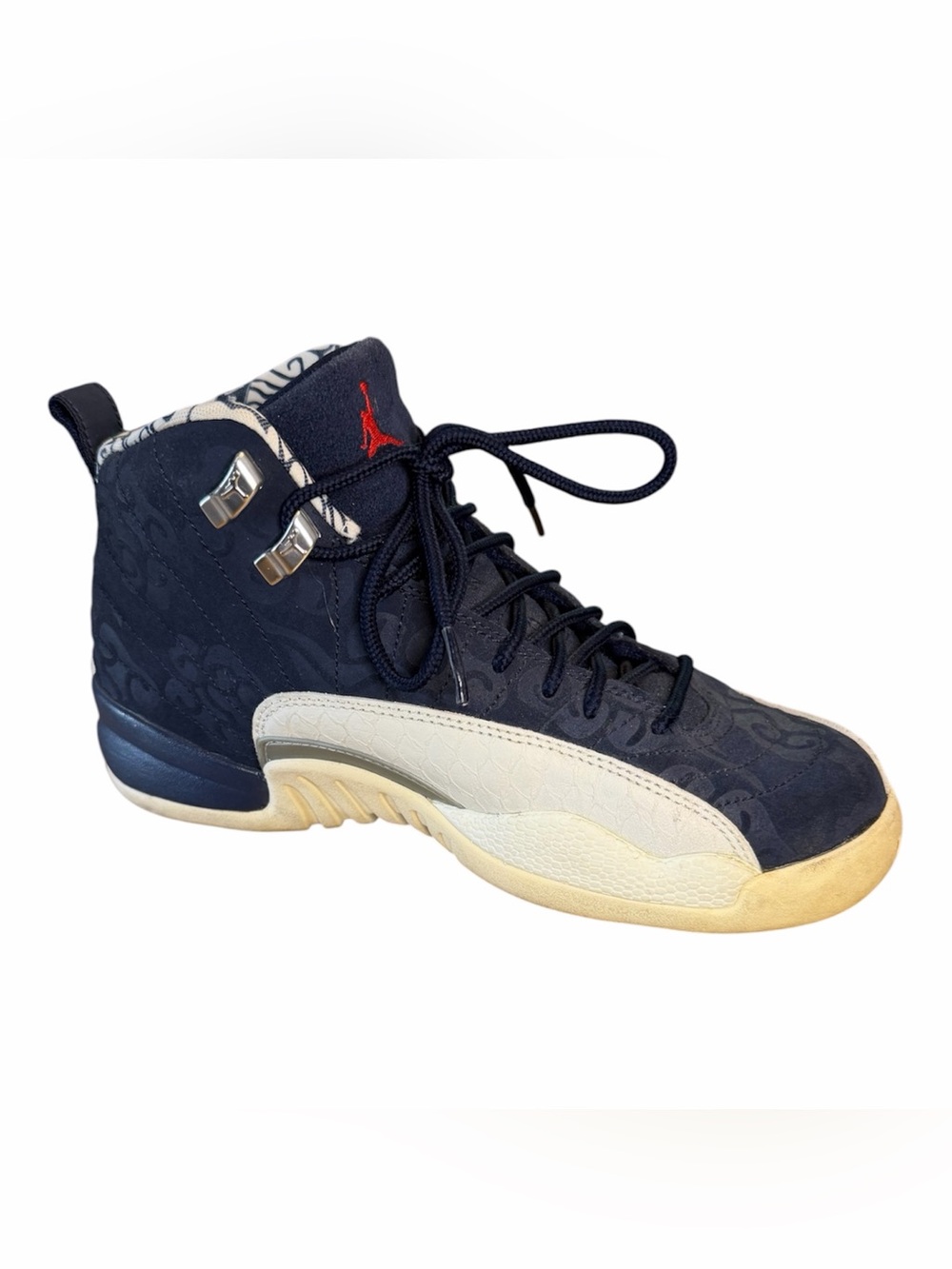 JORDAN XII Retro 12 Mid International Flight BV8017-445 Youth Boys 6Y